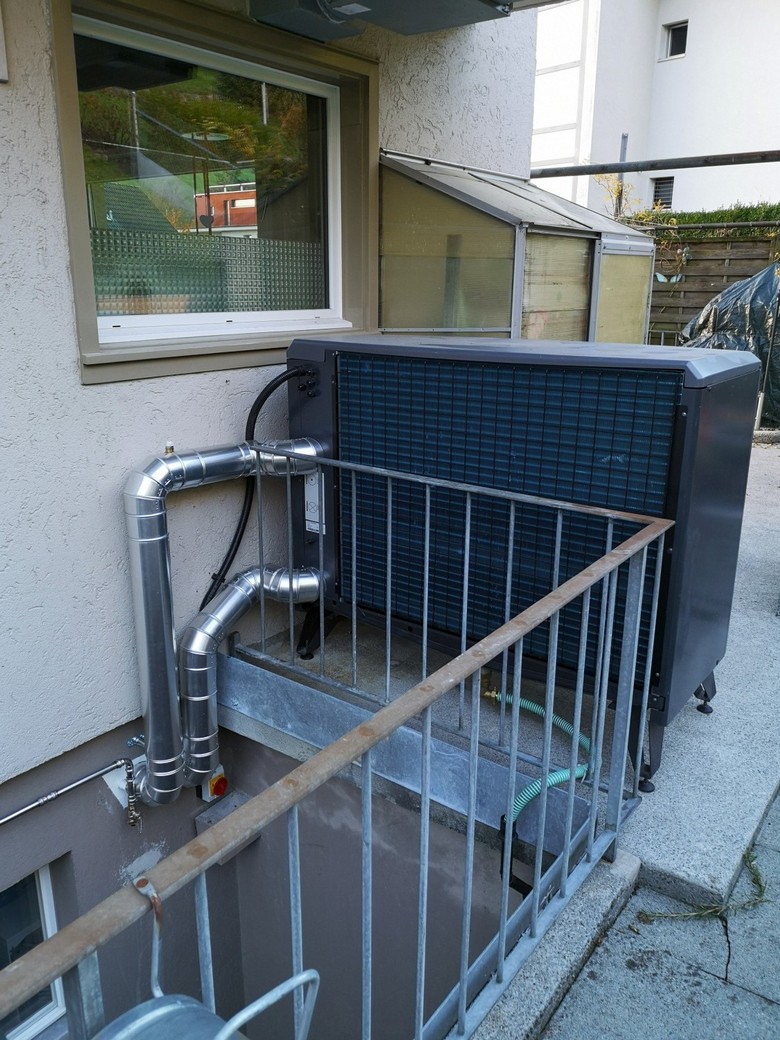 Pumpe von aussen